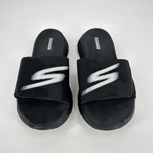 Skechers Mens Max Cushioning Mizumi Slide Sandals Size 7 Women’s size 9 Goga Mat - Picture 3 of 7